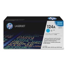 Cartucho original de tóner cian HP 124A LaserJet (Q6001A)
