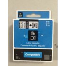 Paquete de 2 Rollos de Cinta para Etiquetas Dymo D1 23' 7 metros 12mmx7m Paquete de 2 Rollos de Cinta para Etiquetas Dymo D1 23' 7 metros 12mmx7m
